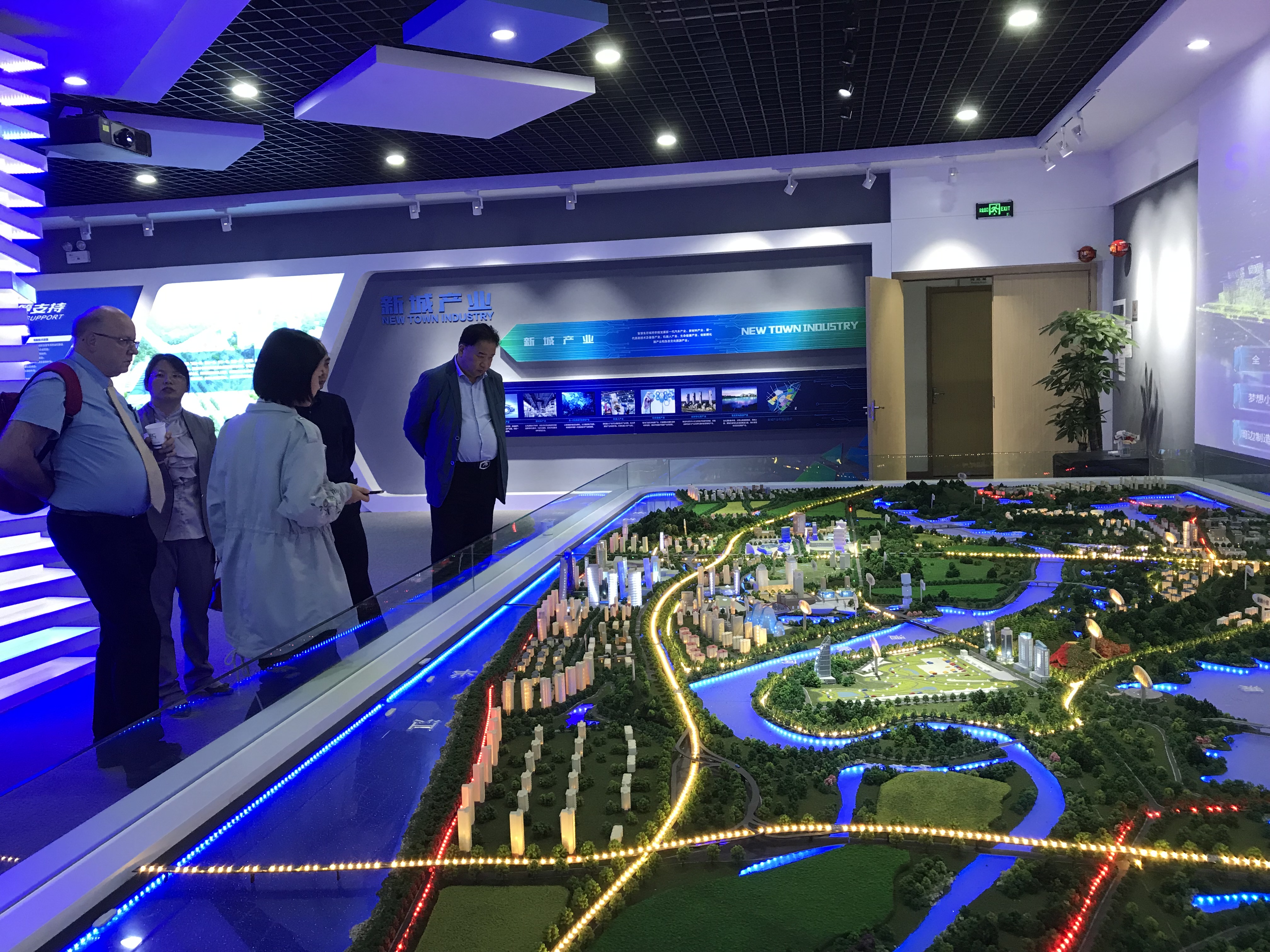 德国专场成员参观智能网联汽车(武汉)测试中心